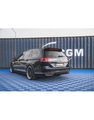 Splitter posteriore (con barre verticali) Volkswagen Passat B8 (Cod. M-VW-PA-B8-RD1G+RD2G)