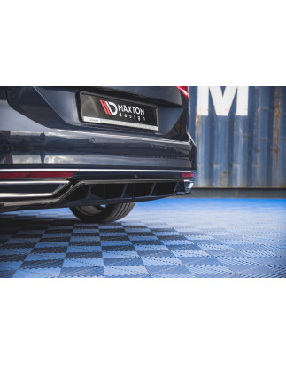 Splitter posteriore (con barre verticali) Volkswagen Passat B8 (Cod. M-VW-PA-B8-RD1G+RD2G)