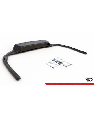 Splitter posteriore (con barre verticali) Volkswagen Passat B8 (Cod. M-VW-PA-B8-RD1G+RD2G)