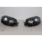 Fari Day Light Volkswagen Golf 7 Black (Cod. E-FAW127)