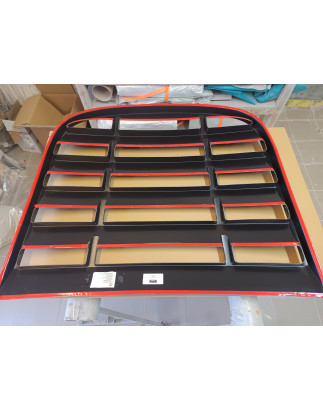 Louver lunotto in plastica ABS Audi TT 8J - Nero opaco da verniciare (Cod. S-AUTT8J-WL-01-AA)