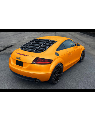 Louver lunotto in plastica ABS Audi TT 8J - Nero opaco da verniciare (Cod. S-AUTT8J-WL-01-AA)