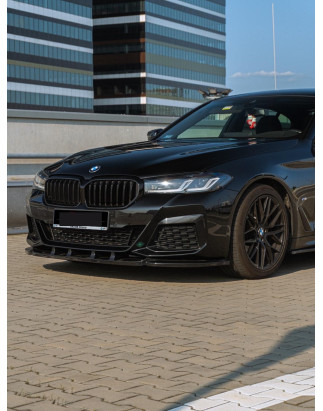 Spoiler sottoparaurti anteriore in plastica ABS BMW G30 (Cod. S-BG30-FSP-01-A)