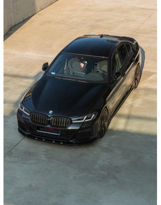 Spoiler sottoparaurti anteriore in plastica ABS BMW G30 (Cod. S-BG30-FSP-01-A)