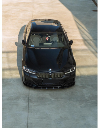 Spoiler sottoparaurti anteriore in plastica ABS BMW G30 (Cod. S-BG30-FSP-01-A)