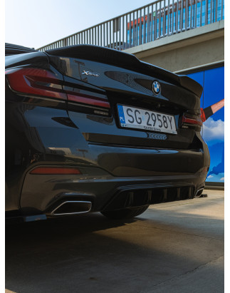 Spoiler sottoparaurti posteriore in plastica ABS BMW G30 (Cod. S-BG30-RSP-01-A)