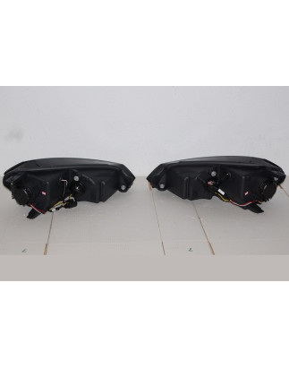 Fari Day Light Volkswagen Golf 7 Black (Cod. E-FAW127)