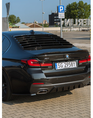 Louver lunotto in plastica ABS BMW G30 (Cod. S-BG30-WL-01-A)