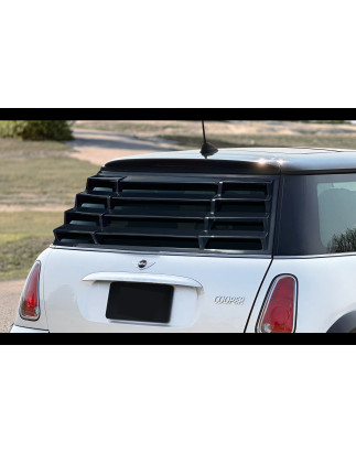 Louver lunotto berlina in plastica ABS Mini Cooper R50 (Cod. S-MCR50-WL-01-A)