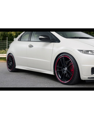 Minigonne laterali 5D in plastica ABS Honda Civic 2006-2011 (Cod. S-HCHB-S06-01-A)