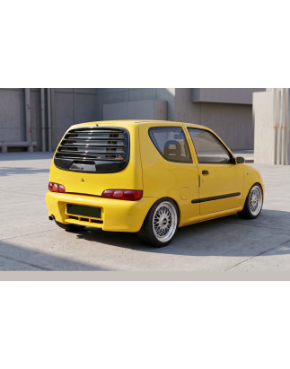 Louver lunotto in plastica ABS Fiat Seicento (Cod. S-FSC-WL-01-A)