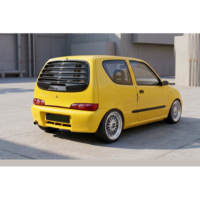 Louver lunotto in plastica ABS Fiat Seicento (Cod. S-FSC-WL-01-A)