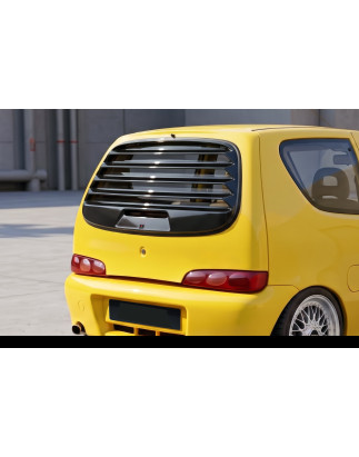 Louver lunotto in plastica ABS Fiat Seicento (Cod. S-FSC-WL-01-A)