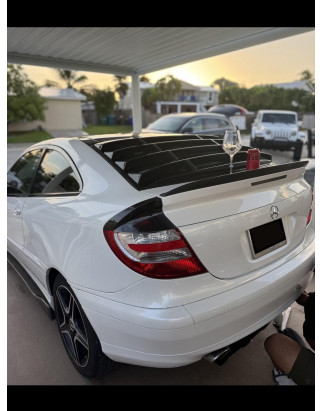 Louver lunotto in plastica ABS Mercedes CLC W203 (Cod. S-MBW203C-WL-01-A)