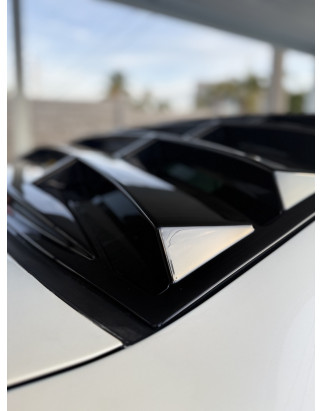 Louver lunotto in plastica ABS Mercedes CLC W203 (Cod. S-MBW203C-WL-01-A)