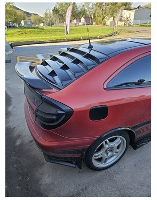 Louver lunotto in plastica ABS Mercedes CLC W203 (Cod. S-MBW203C-WL-01-A)