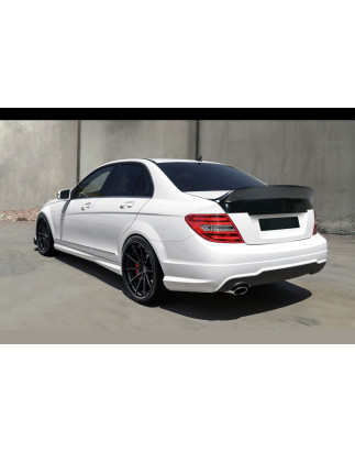 Spoiler baule in plastica ABS Mercedes W204 (Cod. S-MBW204-SP-01-A)