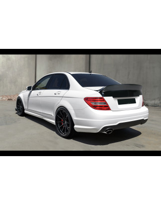 Spoiler baule in plastica ABS Mercedes W204 (Cod. S-MBW204-SP-01-A)