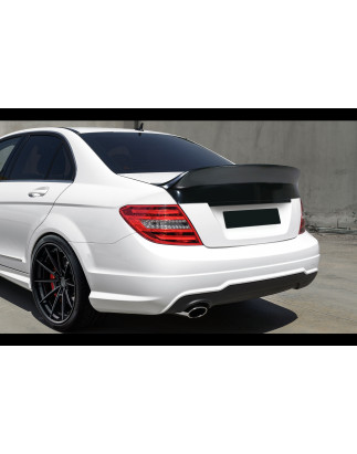 Spoiler baule in plastica ABS Mercedes W204 (Cod. S-MBW204-SP-01-A)