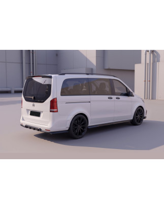 Splitter anteriore 2019-2024 in plastica ABS Mercedes Vito W447 (Cod. S-MW447-FD-01-A)