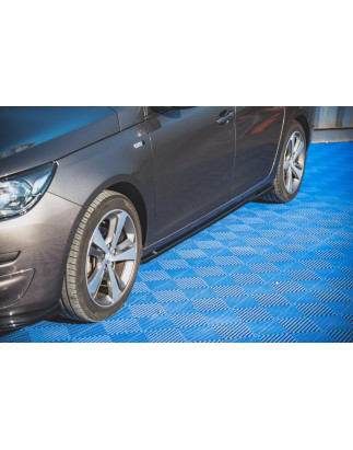 Diffusori minigonne Peugeot 308 SW Mk2  (Cod. M-PE-308-2F-SD1G)