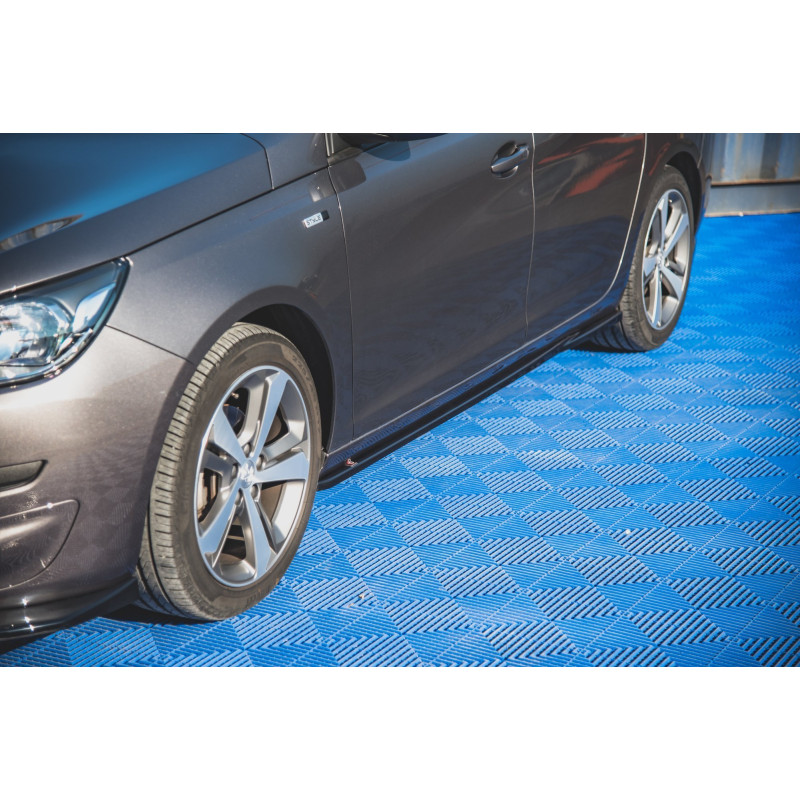 Diffusori minigonne Peugeot 308 SW Mk2  (Cod. M-PE-308-2F-SD1G)