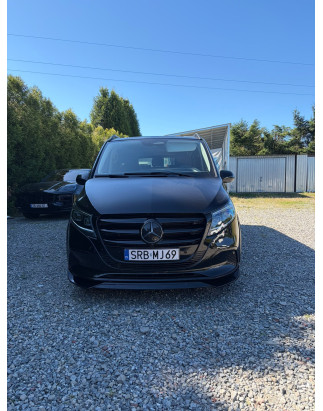 Splitter anteriore 2019-2024 in plastica ABS Mercedes Vito W447 (Cod. S-MW447-FD-01-A)