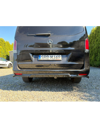 Splitter anteriore 2019-2024 in plastica ABS Mercedes Vito W447 (Cod. S-MW447-FD-01-A)