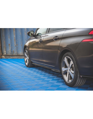 Diffusori minigonne Peugeot 308 SW Mk2  (Cod. M-PE-308-2F-SD1G)