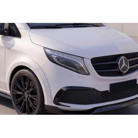 Flap e canard anteriori 2019-2024 in plastica ABS Mercedes Vito W447 (Cod. S-MW447-EB-01-A)