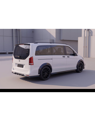 Flap e canard anteriori 2019-2024 in plastica ABS Mercedes Vito W447 (Cod. S-MW447-EB-01-A)