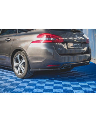 Splitters posteriori laterali Peugeot 308 SW Mk2  (Cod. M-PE-308-2F-SW-RSD1G)