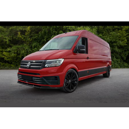 Spoiler sottoparaurti anteriore in plastica ABS Volkswagen Crafter II (Cod. S-VWCR-FSP-01-A)