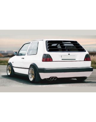 Louver lunotto in plastica ABS Volkswagen Golf 2 (Cod. S-VGII-WL-01-A)