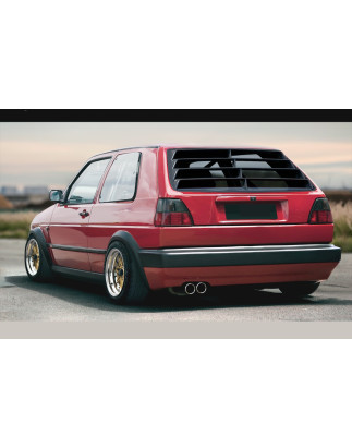 Louver lunotto in plastica ABS Volkswagen Golf 2 (Cod. S-VGII-WL-01-A)