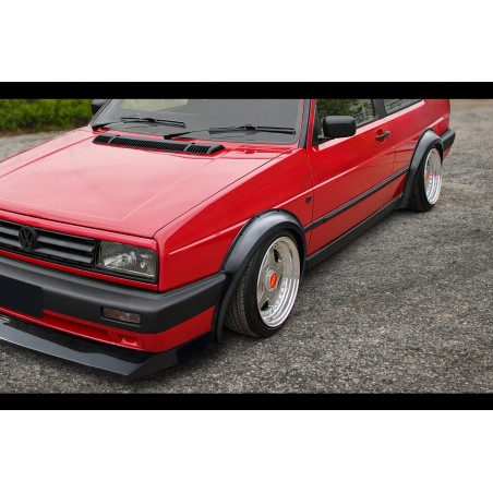 Allargamenti passaruota anteriori e posteriori in plastica ABS Volkswagen Golf 2 (Cod. S-VGII-AE-01-