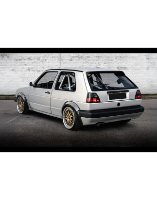 Allargamenti passaruota anteriori e posteriori in plastica ABS Volkswagen Golf 2 (Cod. S-VGII-AE-01-