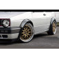 Allargamenti passaruota anteriori e posteriori in plastica ABS Volkswagen Golf 2 (Cod. S-VGII-AE-01-