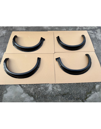 Allargamenti passaruota anteriori e posteriori in plastica ABS Volkswagen Golf 2 (Cod. S-VGII-AE-01-
