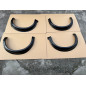 Allargamenti passaruota anteriori e posteriori in plastica ABS Volkswagen Golf 2 (Cod. S-VGII-AE-01-