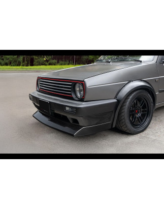Splitter anteriore in plastica ABS Volkswagen Golf 2 (Cod. S-VGII-FSP-01-A)