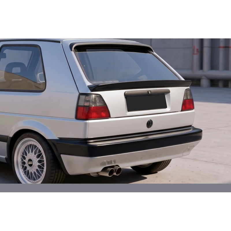 Spoiler baule in plastica ABS Volkswagen Golf 2 (Cod. S-VWGII-SP-02-A)