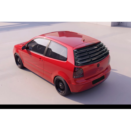 Louver lunotto in plastica ABS Volkswagen Polo 9N (Cod. S-VWP9N-WL-01-A)