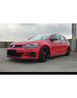 Minigonne laterali TCR in plastica ABS Volkswagen Golf 7/7,5 (Cod. S-VWG7-S-01-A)