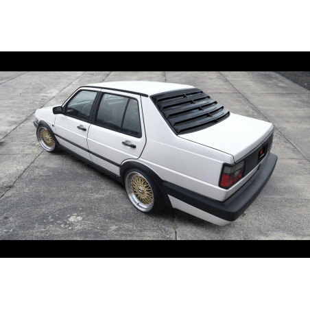 Louver lunotto in plastica ABS Volkswagen Jetta MK2 berlina (Cod. S-VWJET-WL-01-A)