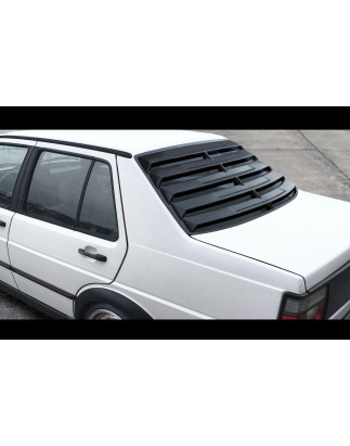 Louver lunotto in plastica ABS Volkswagen Jetta MK2 berlina (Cod. S-VWJET-WL-01-A)