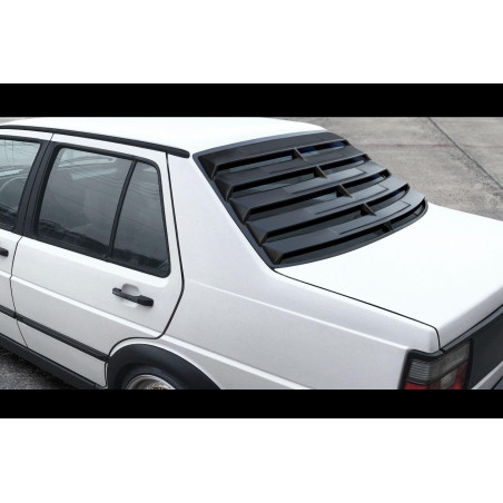Louver lunotto in plastica ABS Volkswagen Jetta MK2 berlina (Cod. S-VWJET-WL-01-A)