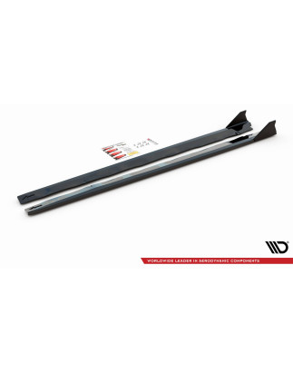 Diffusori minigonne + Flaps Ford Mustang GT Mk6 Facelift (Cod. M-FO-MU-6F-GT-SD1G+SF)