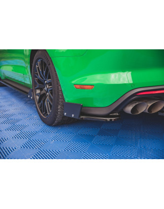 Splitters posteriori laterali V.1 + Flaps Ford Mustang GT Mk6 Facelift (Cod. M-FO-MU-6F-GT-RSD1G+RSF