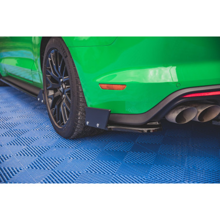 Splitters posteriori laterali V.1 + Flaps Ford Mustang GT Mk6 Facelift (Cod. M-FO-MU-6F-GT-RSD1G+RSF